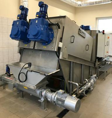 Prasa śrubowo talerzowe